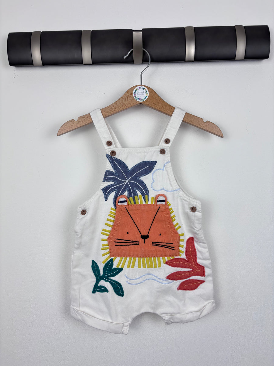 Next Lion Dungarees Up to 3 Months-Dungarees-Second Snuggle Preloved