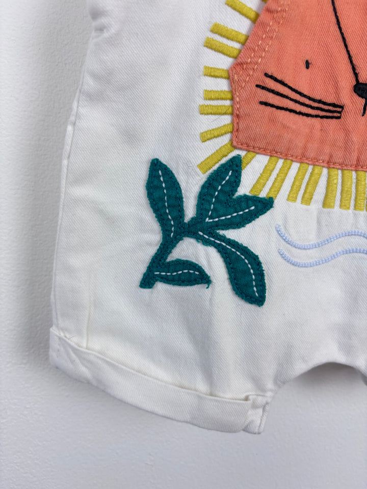 Next Lion Dungarees Up to 3 Months-Dungarees-Second Snuggle Preloved