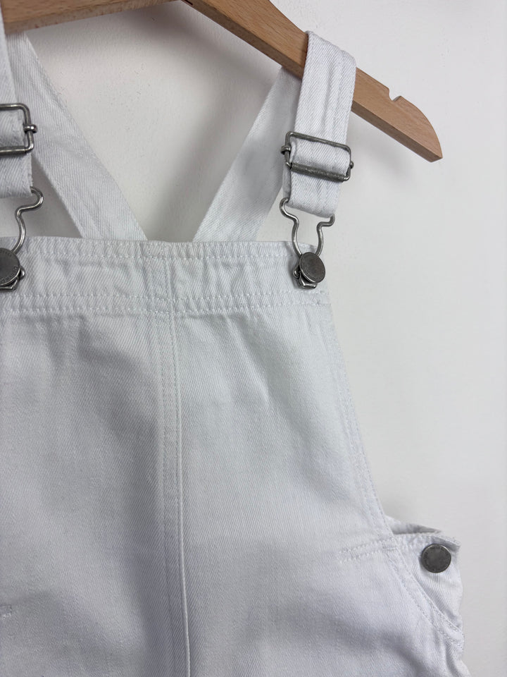 Next White Denim Pinafore 5 Years-Dresses-Second Snuggle Preloved