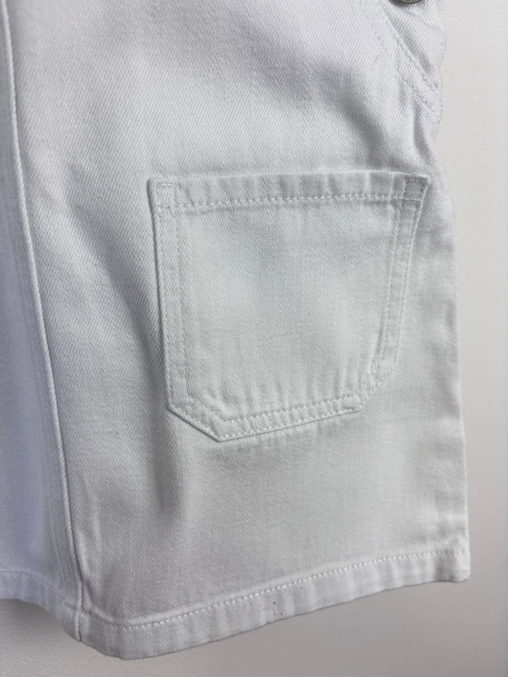 Next White Denim Pinafore 5 Years-Dresses-Second Snuggle Preloved