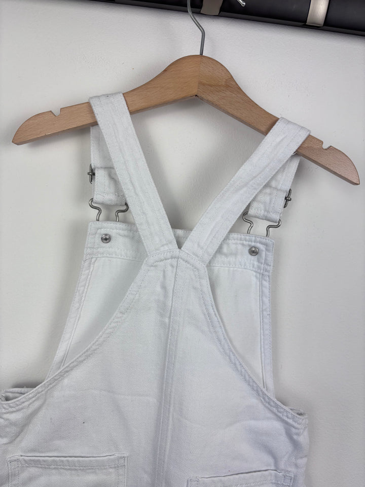 Next White Denim Pinafore 5 Years-Dresses-Second Snuggle Preloved