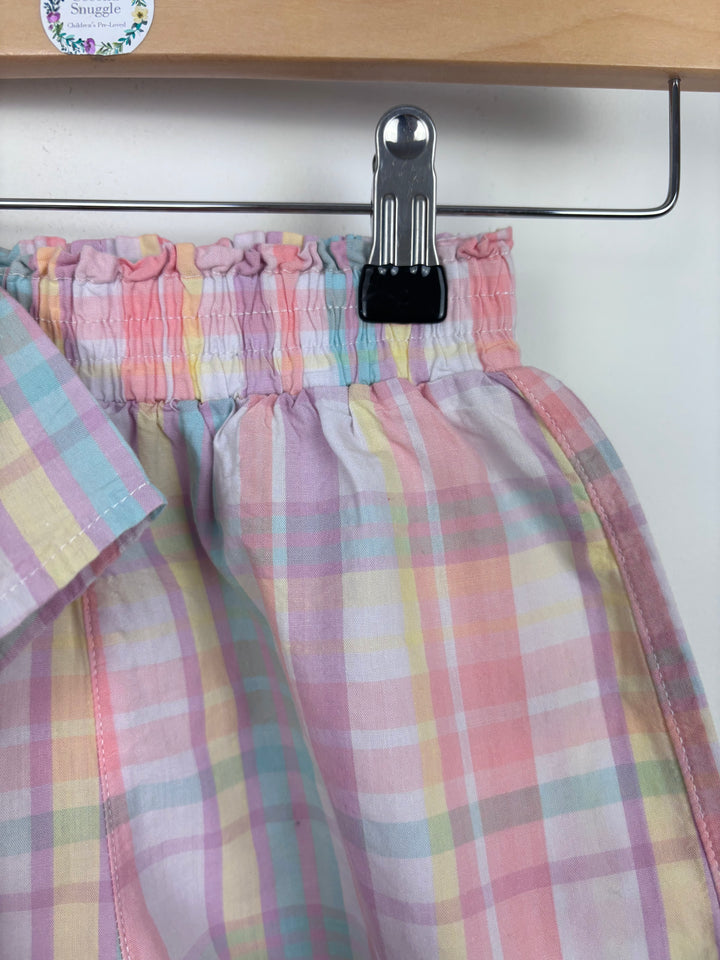 Next Pastel Check Set 18–24 Months-Night Wear-Second Snuggle Preloved