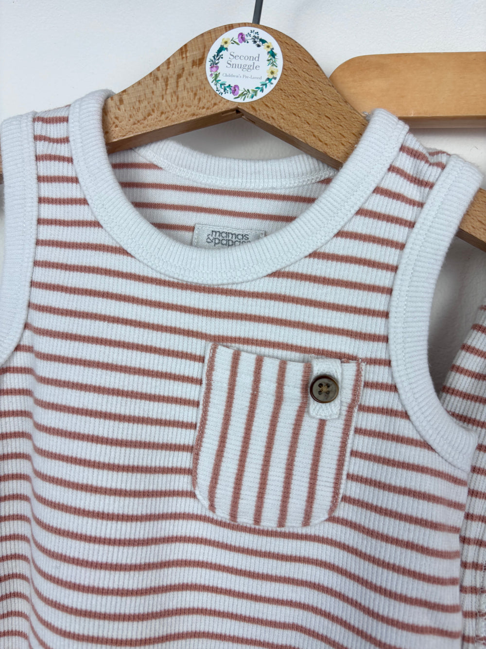Mamas & Papas Striped Summer Set 3–6 Months-Sets-Second Snuggle Preloved