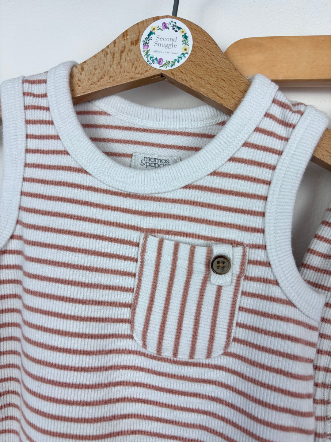 Mamas & Papas Striped Summer Set 3–6 Months-Sets-Second Snuggle Preloved