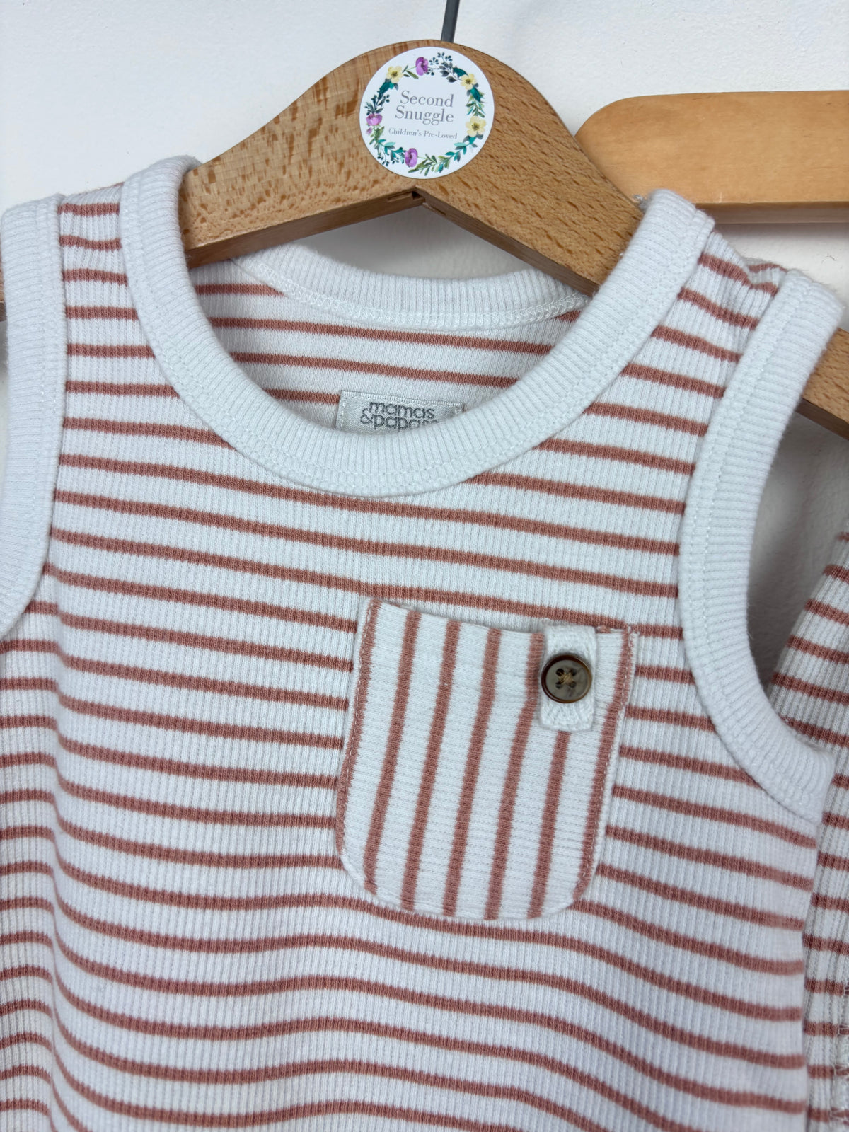 Mamas & Papas Striped Summer Set 3–6 Months-Sets-Second Snuggle Preloved