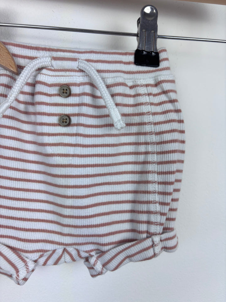 Mamas & Papas Striped Summer Set 3–6 Months-Sets-Second Snuggle Preloved