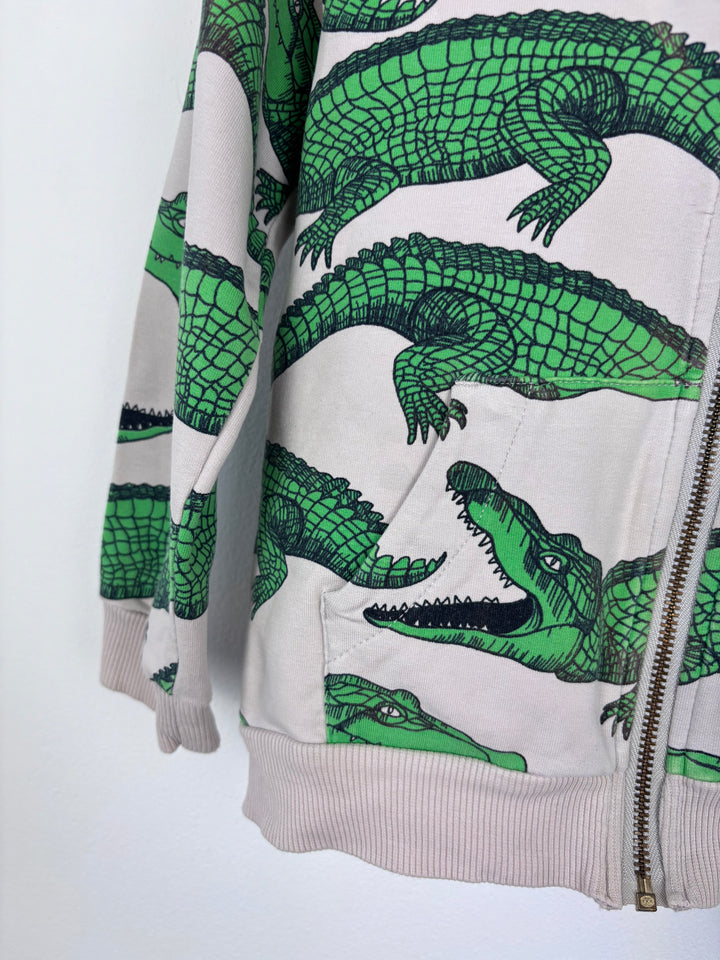 Mini Rodini Crocodile Hoodie 2-3 Years (92/98)-Hoodies-Second Snuggle Preloved