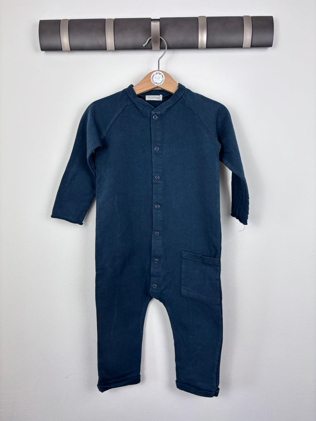Phil & Phae Navy Romper 2 Years-Rompers-Second Snuggle Preloved
