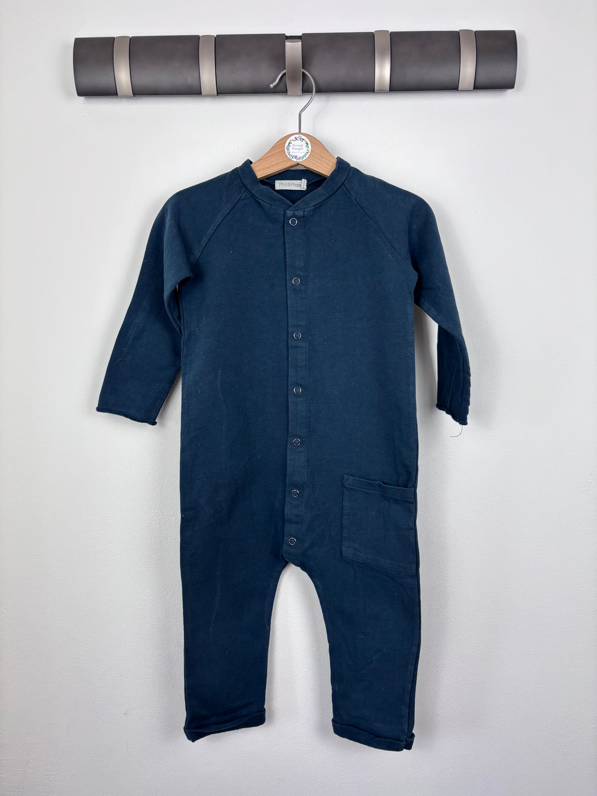 Phil & Phae Navy Romper 2 Years-Rompers-Second Snuggle Preloved