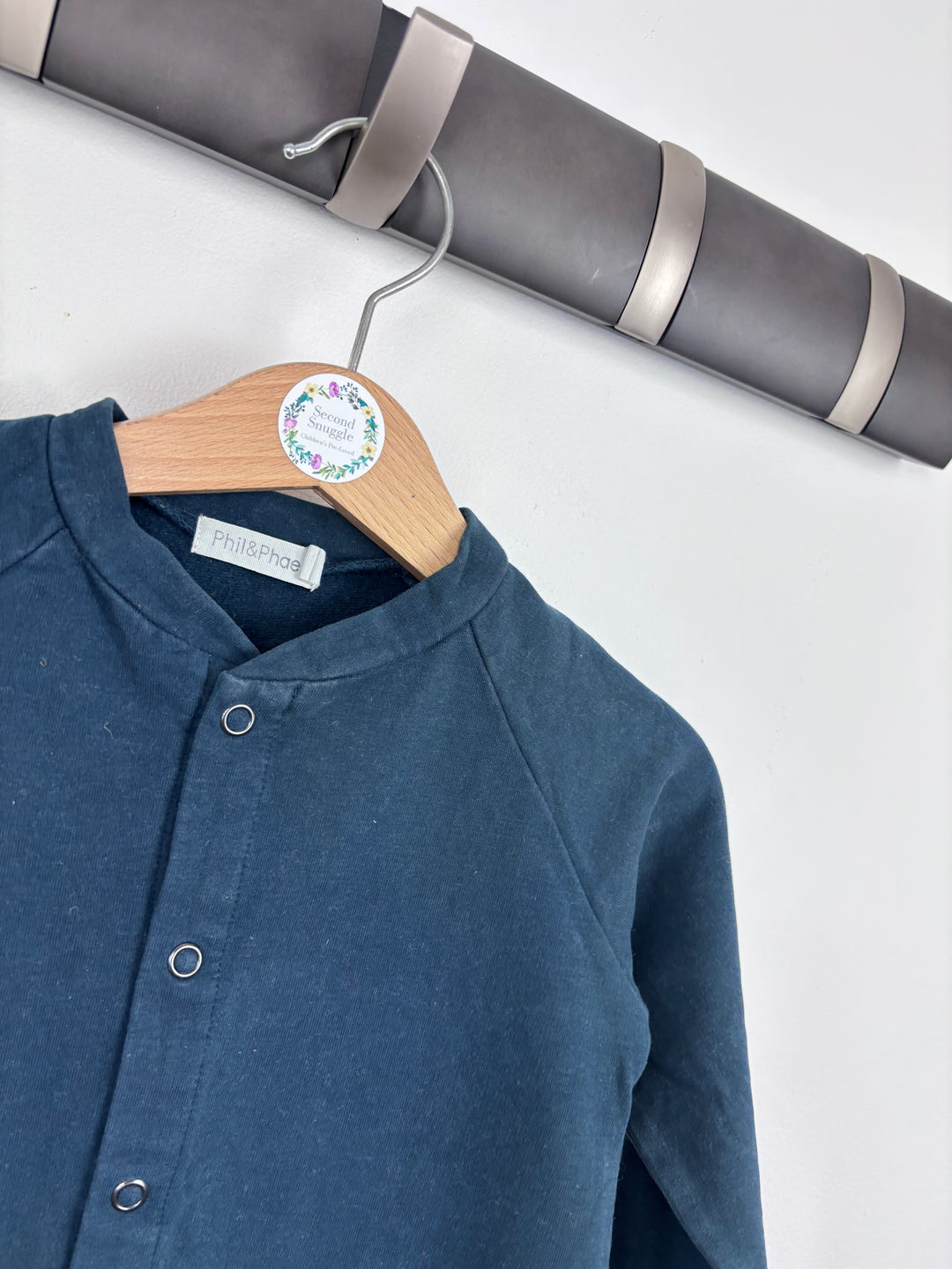 Phil & Phae Navy Romper 2 Years-Rompers-Second Snuggle Preloved