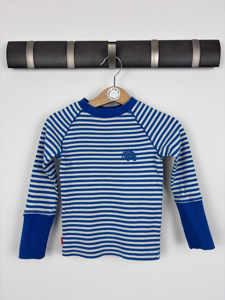 Alba Blue Stripe Top 18-24 Months-Tops-Second Snuggle Preloved