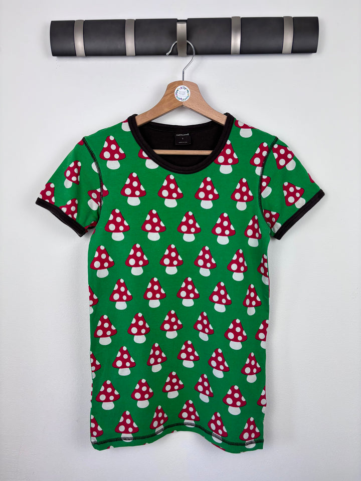 Maxomorra Mushroom Print Tee Small-Tops-Second Snuggle Preloved