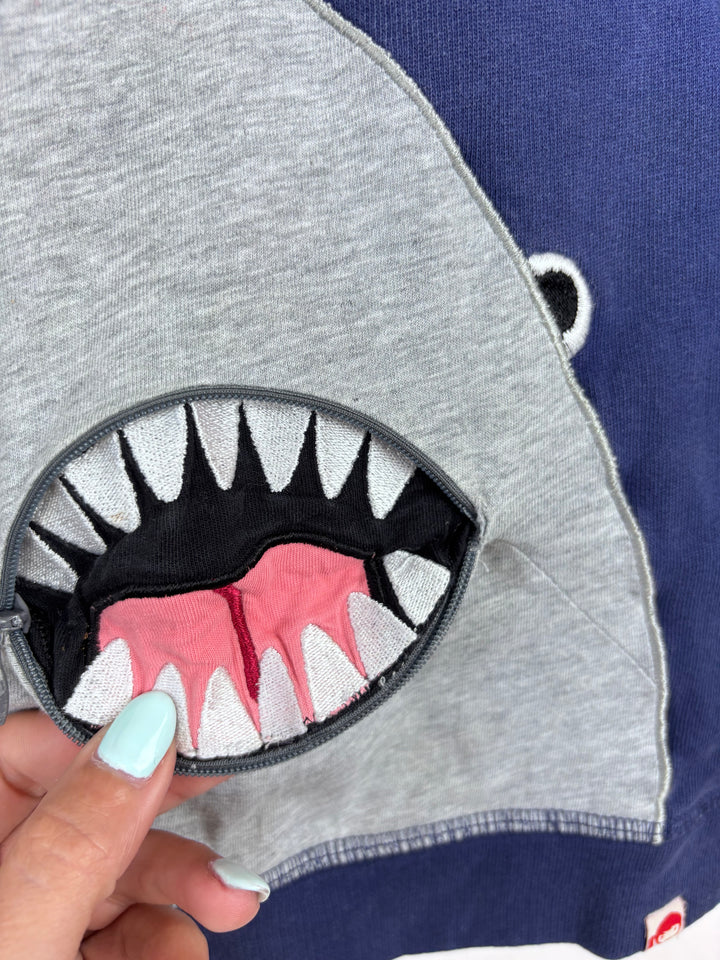Tootsa Shark Sweatshirt 3-4 Years-Jumpers-Second Snuggle Preloved