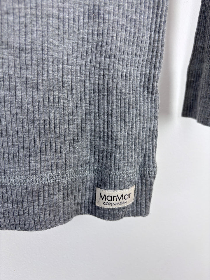 MarMar Grey Ribbed Top 18-24 Months-Tops-Second Snuggle Preloved
