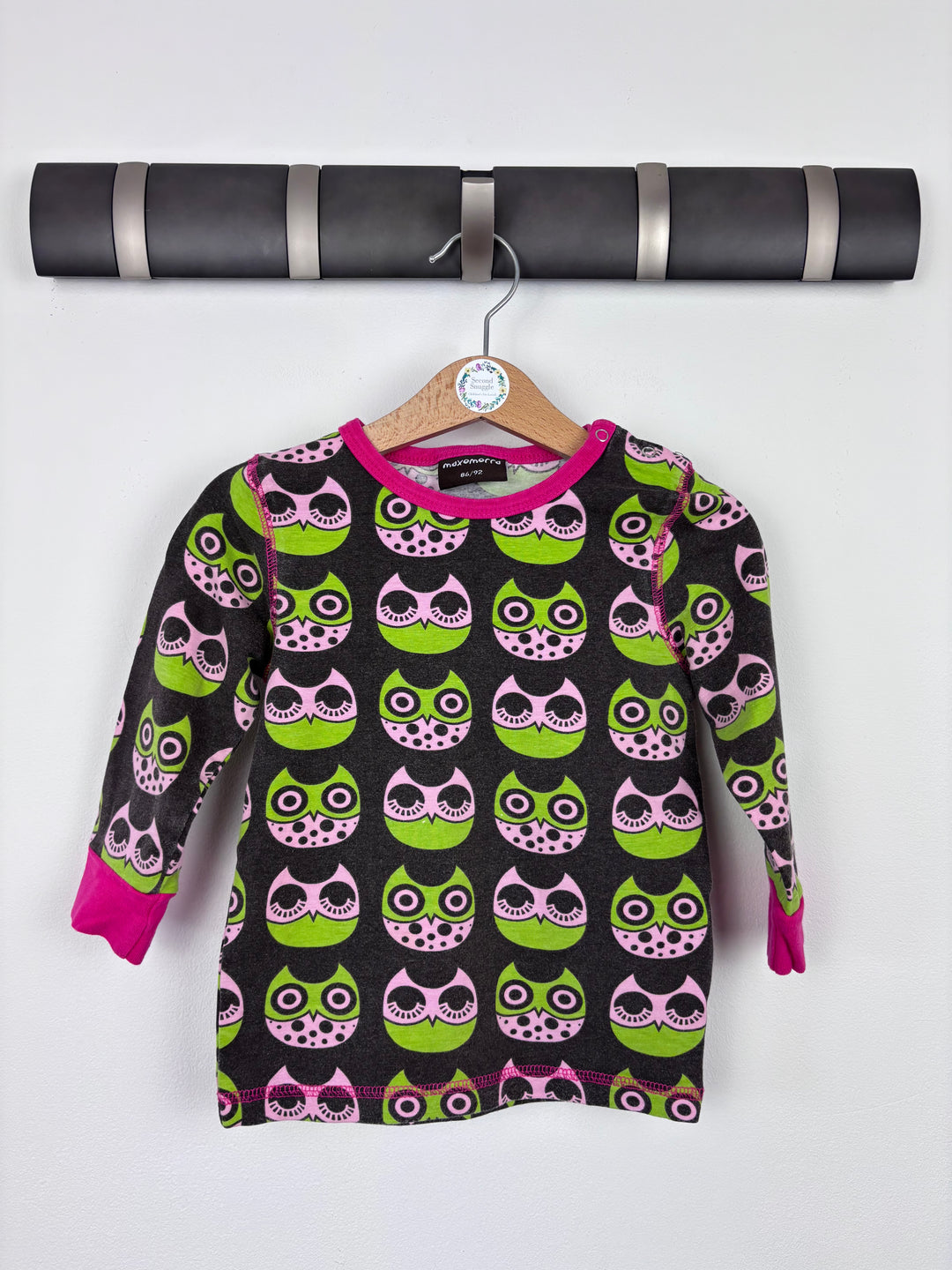 Maxomorra Owl Print Top 18-24 Months-Tops-Second Snuggle Preloved