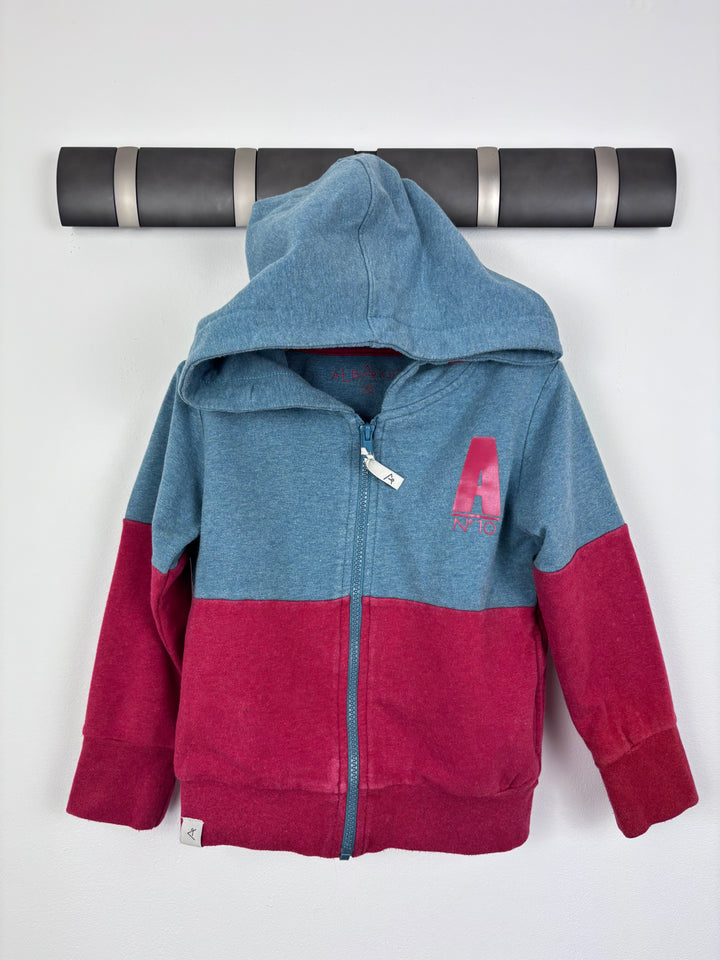 Alba Colour Block Zip Hoodie 3-4 Years-Hoodies-Second Snuggle Preloved