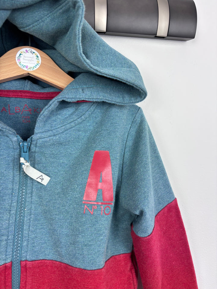 Alba Colour Block Zip Hoodie 3-4 Years-Hoodies-Second Snuggle Preloved