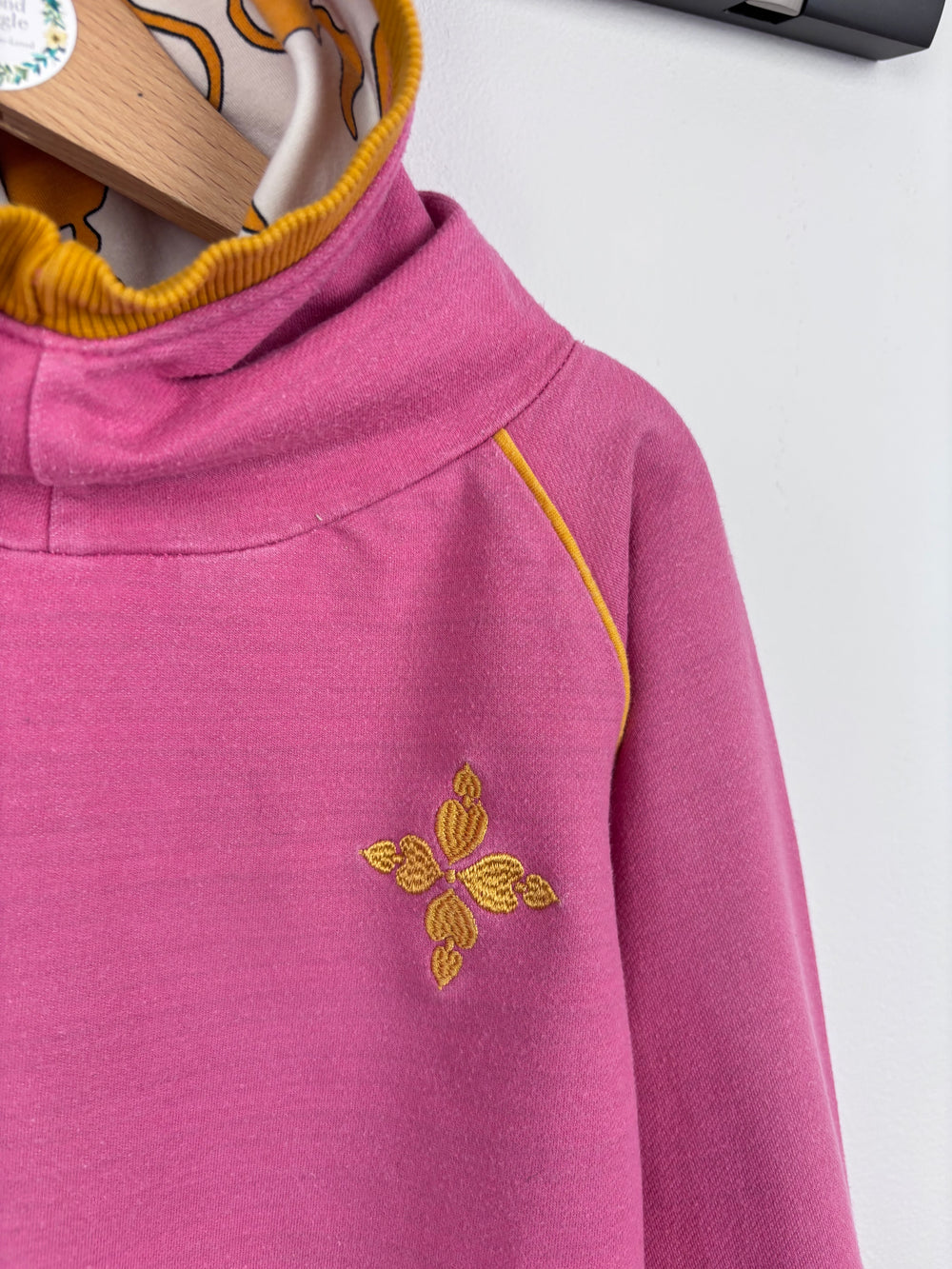 Alba Pink Hoodie with Pixie Hood 3-4 Years-Hoodies-Second Snuggle Preloved