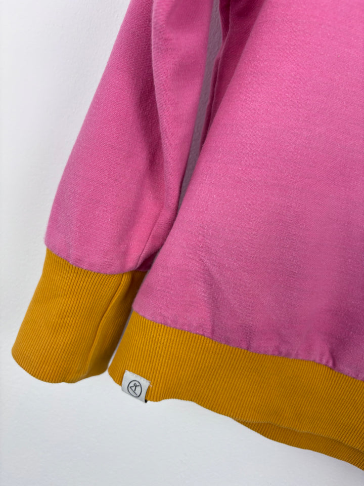 Alba Pink Hoodie with Pixie Hood 3-4 Years-Hoodies-Second Snuggle Preloved
