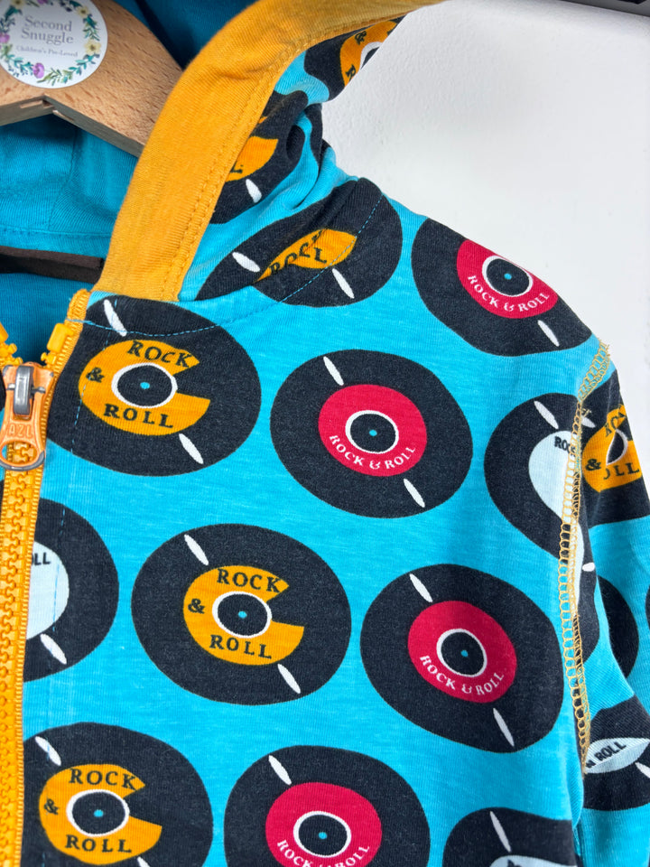 Maxomorra Rock & Roll Hoodie 3-4 Years-Hoodies-Second Snuggle Preloved