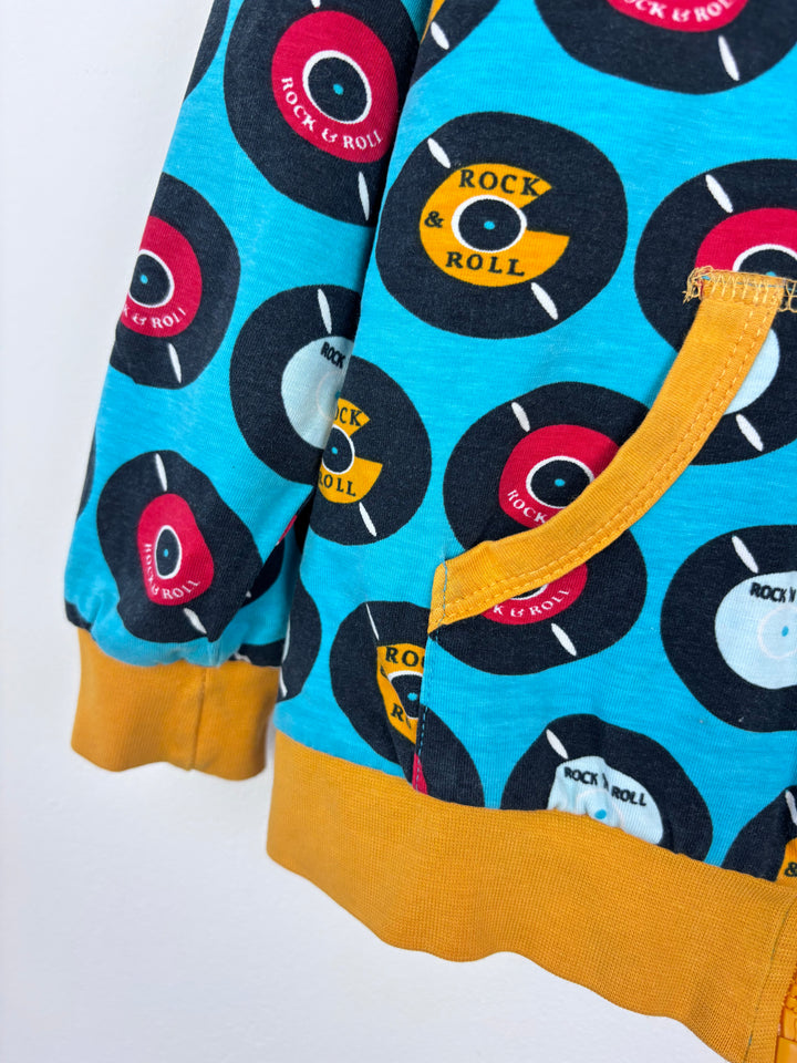 Maxomorra Rock & Roll Hoodie 3-4 Years-Hoodies-Second Snuggle Preloved