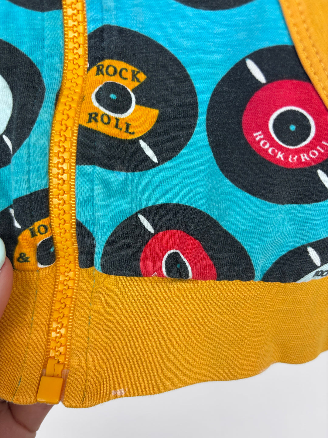 Maxomorra Rock & Roll Hoodie 3-4 Years-Hoodies-Second Snuggle Preloved