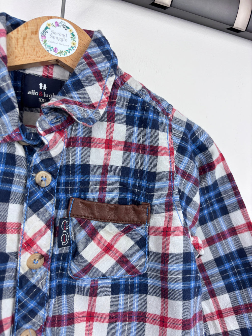 Allo & Lugh Check Shirt 2-3 Years-Shirts-Second Snuggle Preloved