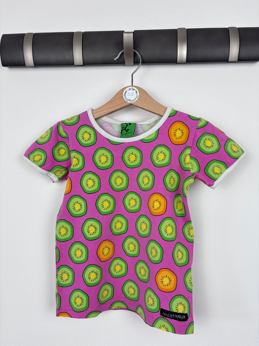 Villervalla Kiwi Tee 98 (2-3 Years)-Tops-Second Snuggle Preloved