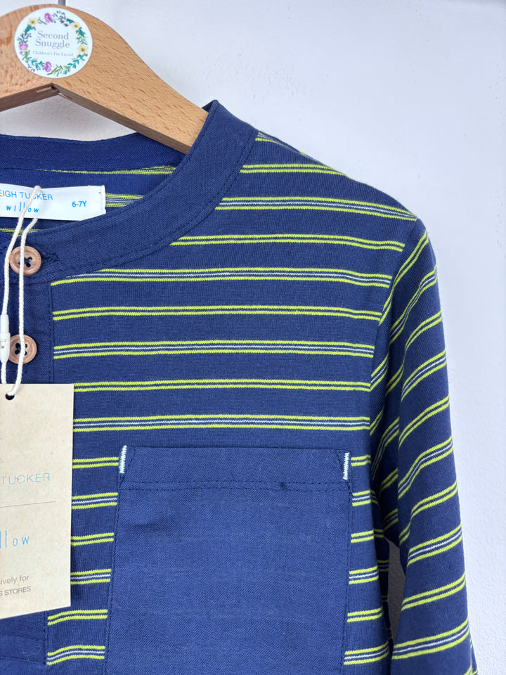 Leigh Tucker Willow Striped Shirt 6–7 Years-Tops-Second Snuggle Preloved