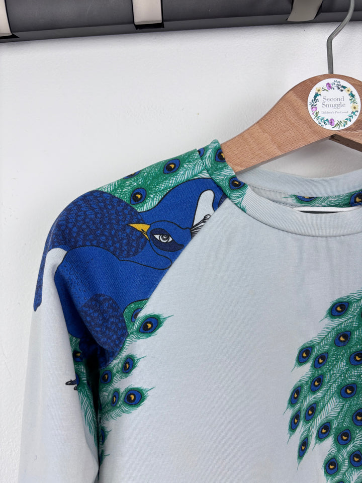Mini Rodini Peacock Sweatshirt 92/98 (2-3 Years)-Jumpers-Second Snuggle Preloved