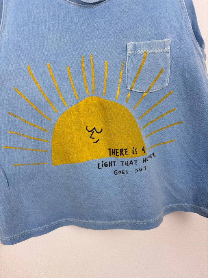 Bobo Choses Blue Sun Vest 2-3 Years-Tops-Second Snuggle Preloved