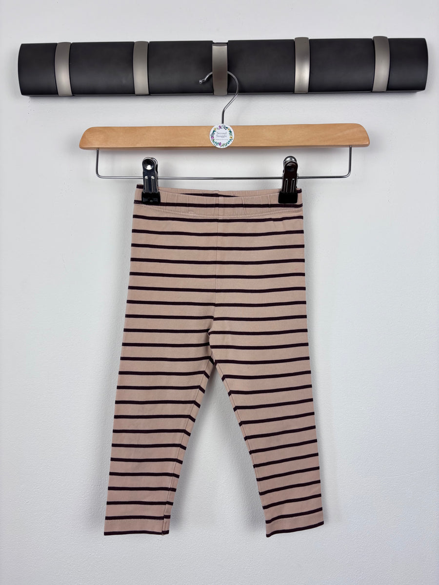 Tiny Cottons Stripe Leggings 2 Years-Leggings-Second Snuggle Preloved