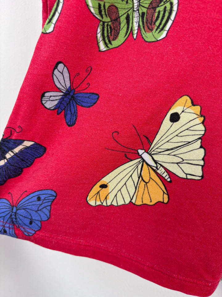 Mini Rodini Butterfly Print Dress Size 92/98 (2-3 Years)-Dresses-Second Snuggle Preloved