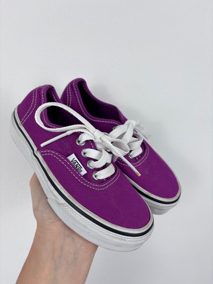 Vans UK 10 Purple Canvas (U.S 11.5)-Shoes-Second Snuggle Preloved