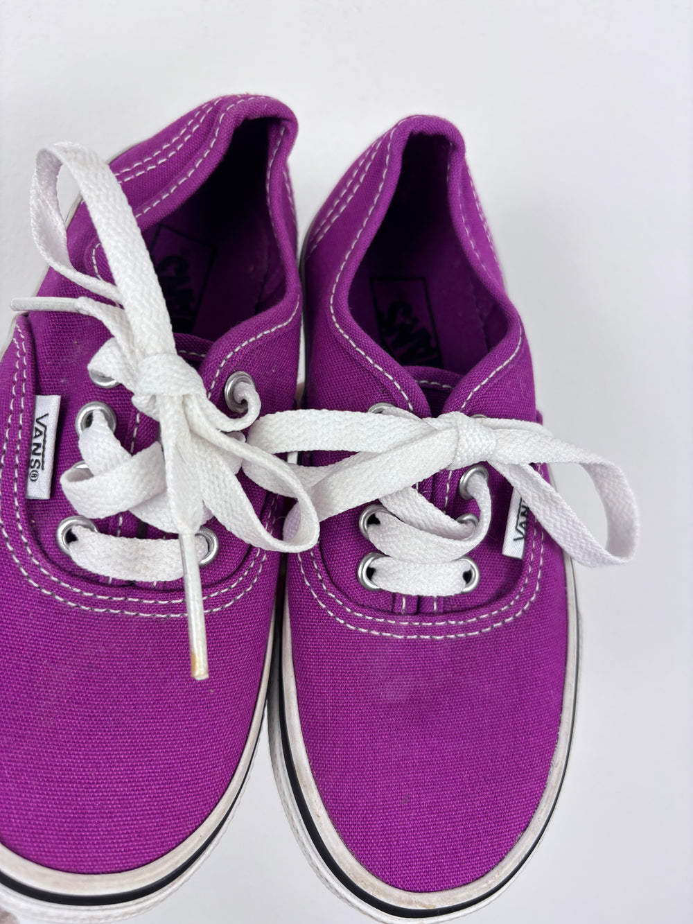 Vans UK 10 Purple Canvas (U.S 11.5)-Shoes-Second Snuggle Preloved
