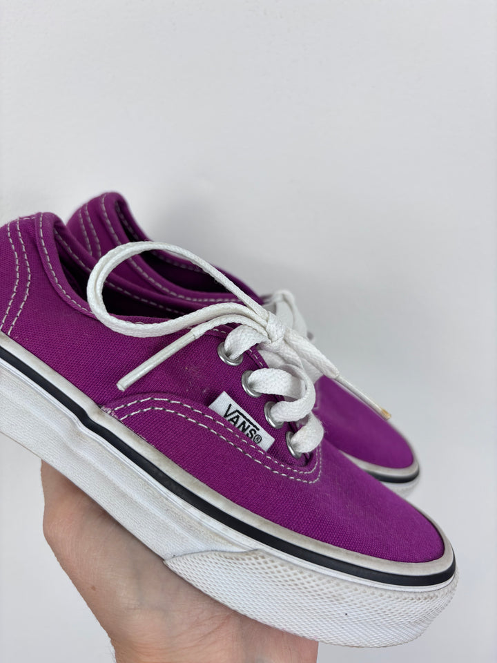 Vans UK 10 Purple Canvas (U.S 11.5)-Shoes-Second Snuggle Preloved
