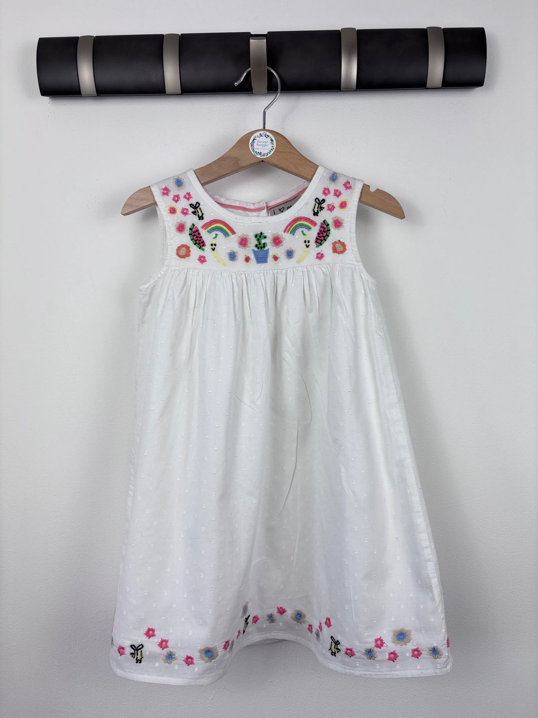 Next Embroidered Summer Dress 3-4 Years-Dresses-Second Snuggle Preloved