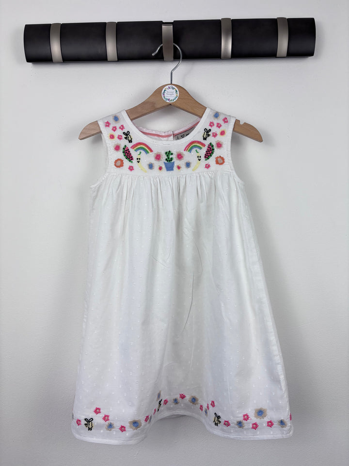 Next Embroidered Summer Dress 3-4 Years-Dresses-Second Snuggle Preloved