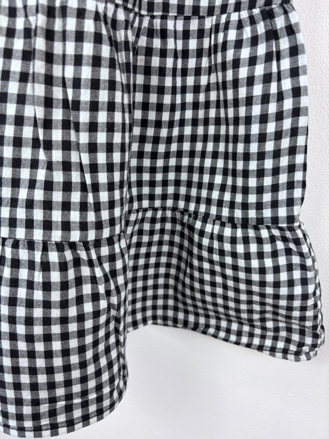 Pep & Co Black Gingham Summer Dress 4-5 Years-Dresses-Second Snuggle Preloved