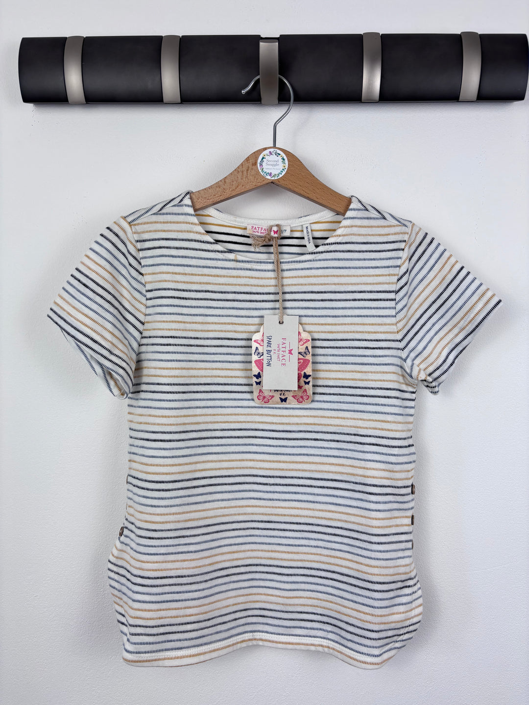 Fat Face Striped Tee 6-7 Years-Tops-Second Snuggle Preloved