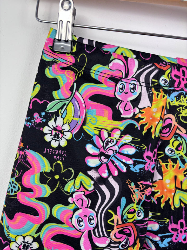 Next Neon Graphic Cycle Shorts 8 Years-Shorts-Second Snuggle Preloved