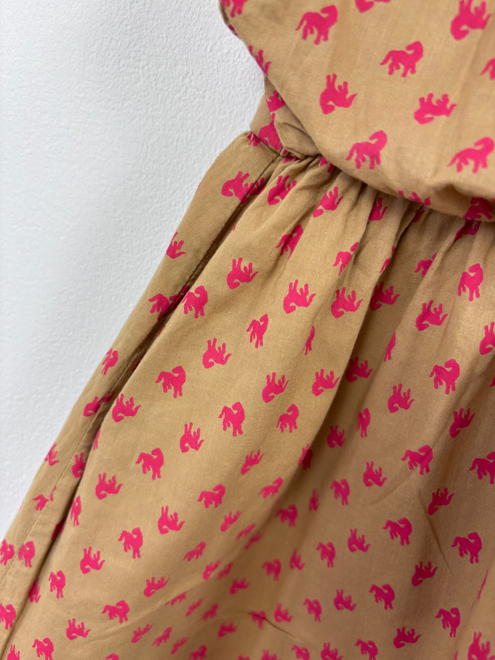 French Connection Camel Elephant Dress 3-4 Years