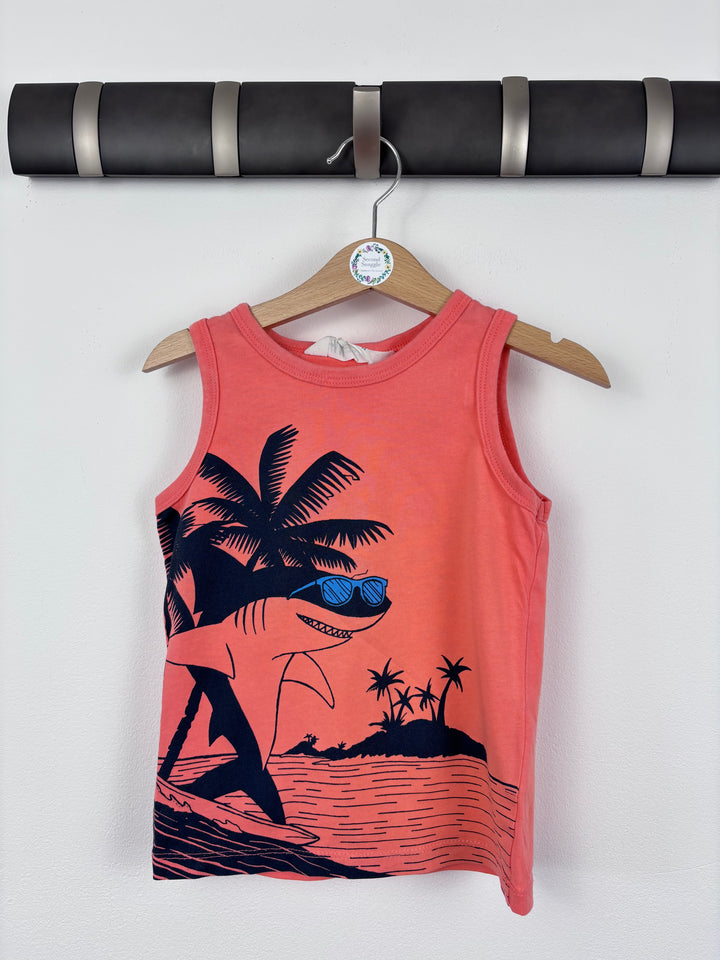 H&M Shark Tank Top 2-4 Years-Tops-Second Snuggle Preloved