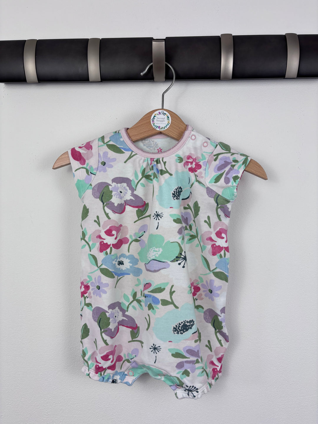 Next Floral Romper 3-6 Months-Rompers-Second Snuggle Preloved