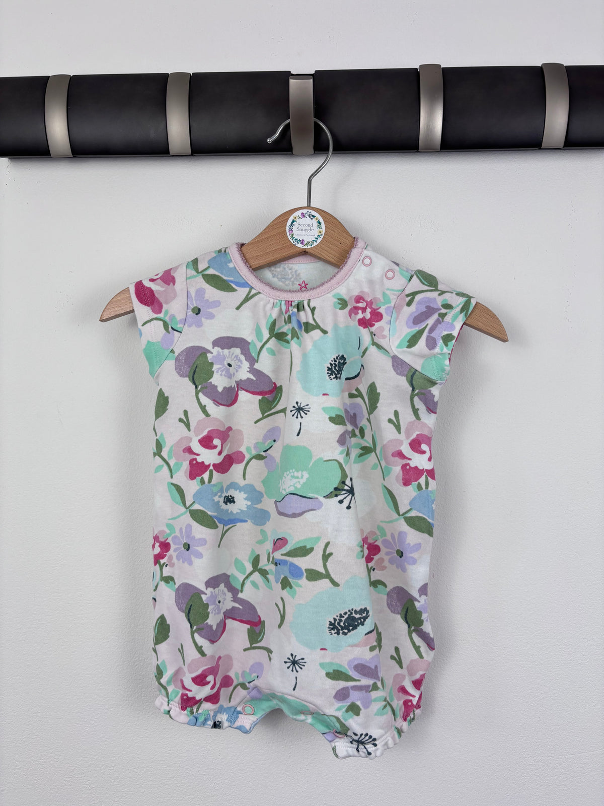 Next Floral Romper 3-6 Months-Rompers-Second Snuggle Preloved