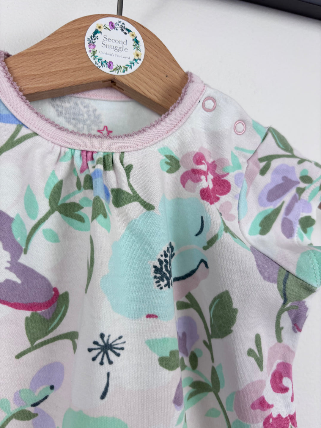 Next Floral Romper 3-6 Months-Rompers-Second Snuggle Preloved