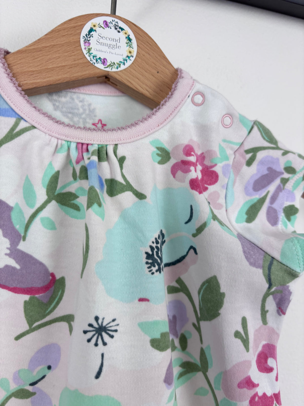 Next Floral Romper 3-6 Months-Rompers-Second Snuggle Preloved