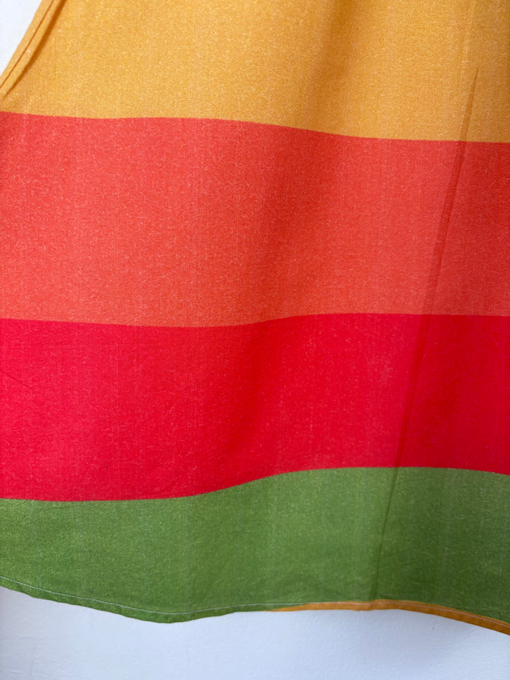 Lucy & Sam Rainbow Stripe Dress 5-6 Years-Dresses-Second Snuggle Preloved