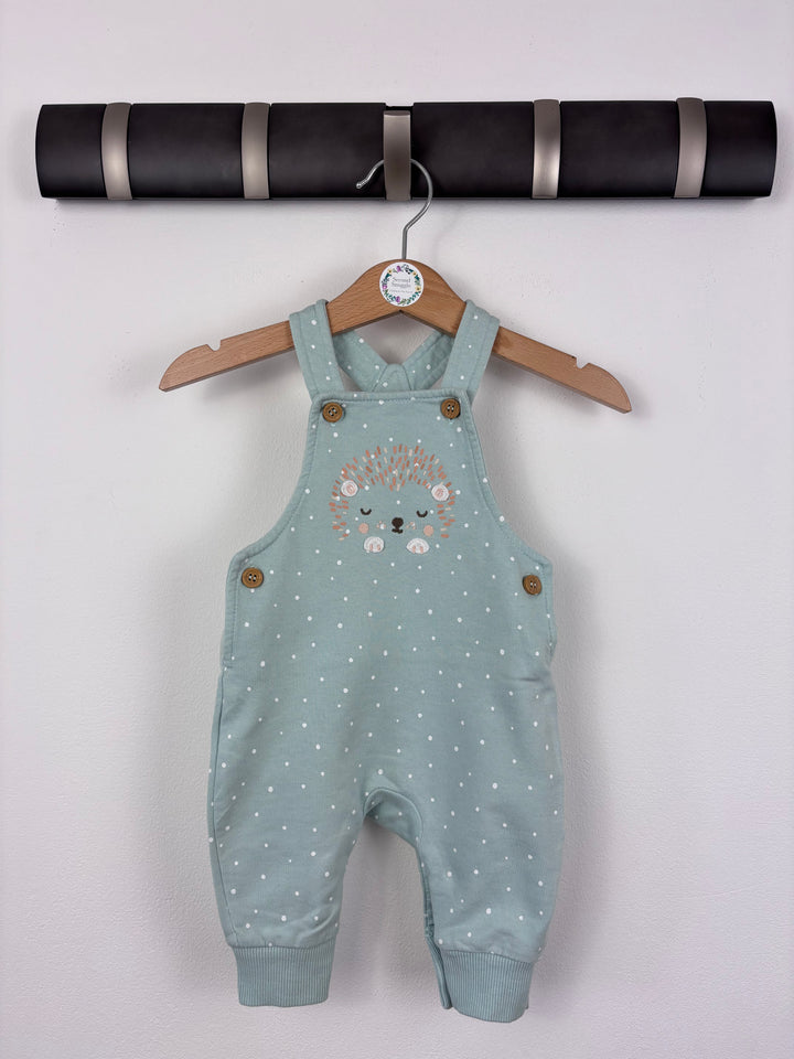 Mothercare Hedgehog Dungarees Up to 1 Month-Dungarees-Second Snuggle Preloved