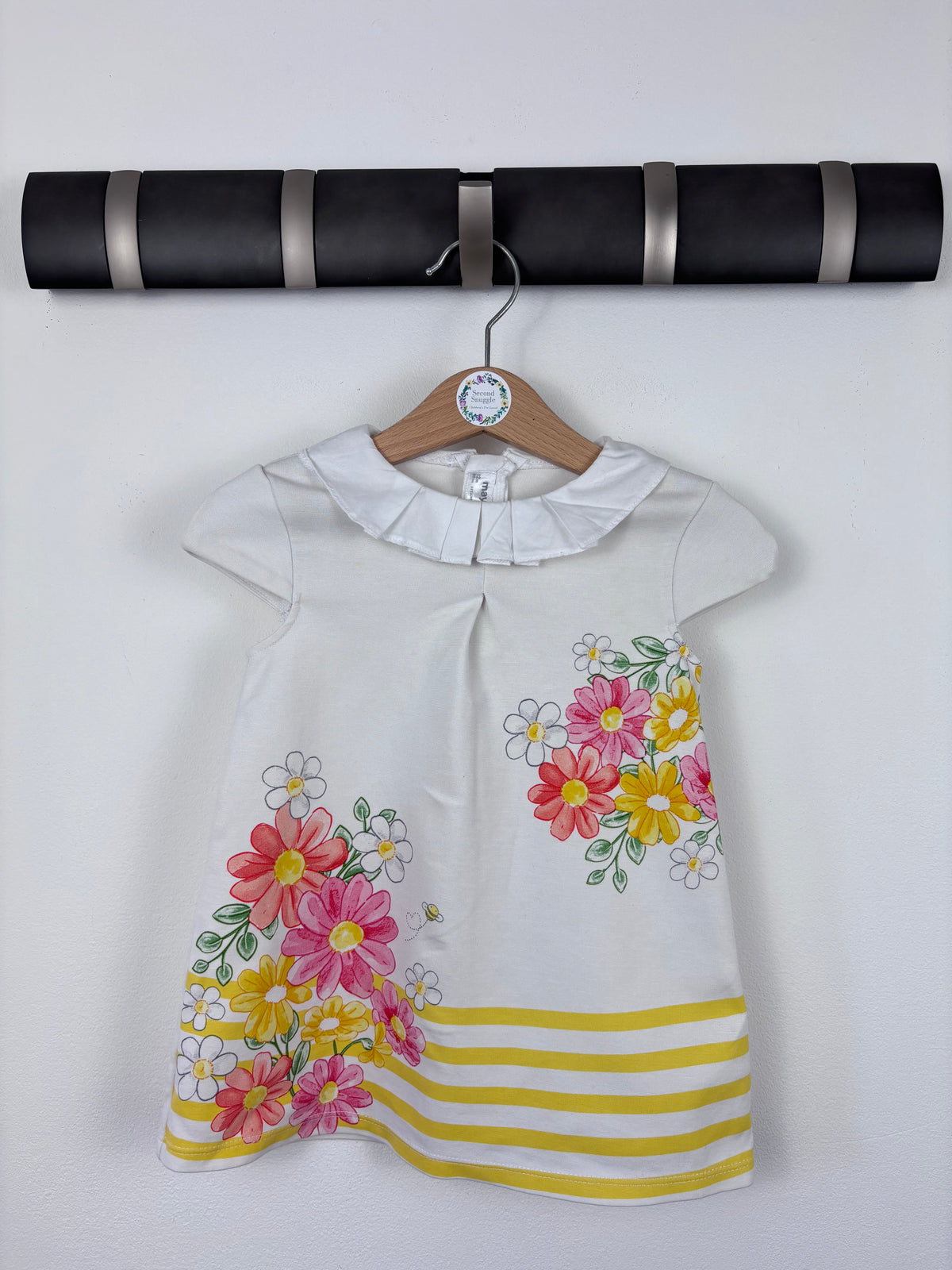 Mayoral Floral Dress 12 Months-Dresses-Second Snuggle Preloved
